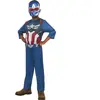 déguisement classique captain america enfant - 3/4 ans - bleu - générique r1001253t34