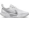 Nike Femme Nikecourt Zoom Pro Women's Hard Court Tennis Shoes, White/Metallic Silver, 37.5 EU