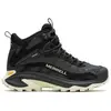 Merrell - Moab Speed 2 Mid GORE-TEX® Wide Width - Noir - Taille 38.5 W