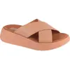 FitFlop F-Mode Flatform FW5-137, tongs, femme, beige, taille : 37,5