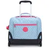 Kipling GIORNO Grand sac à dos à roulettes, Dreamy Geo C (Bleu)