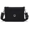 Kipling Sac Bandoulière Riri L Endless Black Noir Standard Femme 100% Recycled Polyamide