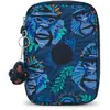 Kipling Pochette 100 Pens Blue Monkey Fun Imprimé Grand Femme 100% Recycled Polyester