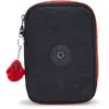 Kipling Pochette 100 Pens Iron Letter Fun Bleu Grand Femme 100% Polyamide