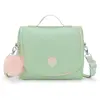 Kipling Pochette New Kichirou Soft Green Metallic Vert Grand Femme 100% Polyamide