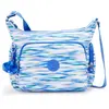 Kipling Sac Bandoulière Gabb Diluted Blue Imprimé Grand Femme 100% Rec...