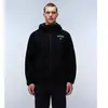 Polaire à capuche zippé Napapijri T-Tynik Noir XL NP0A4IA8-041