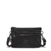 Kipling Sac Bandoulière Riri Zip Jet Black Glam Noir Petit Femme 70% P...