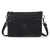 Kipling Sac Bandoulière Riri L Zip Jet Black Glam Noir Standard Femme ...