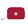 Kipling Portefeuille Cash Buddy Red Red Wine Rouge Petit Femme 100% Polyamide