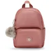 Kipling Sac À Dos Zinna Metallic Maple Rose Petit Femme 100% Polyamide