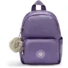 Kipling Sac À Dos Zinna Metallic Mauve Petit Femme 100% Polyamide
