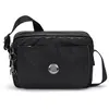 Kipling Sac Bandoulière Abanu M Undersea Jacquard Noir Standard Femme 100% Polyamide