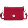 Kipling Sac Bandoulière Riri Red Red Wine Rouge Petit Femme 100% Polya...