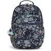 Kipling Sac À Dos Seoul College Flower Field Imprimé Grand Femme 100% Recycled Polyester