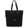 Kipling Fourre Tout Glynn Black Fuzz Noir Grand Femme 100% Polyester