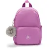Kipling Sac À Dos Zinna Playfull Pink Rose Petit Femme 100% Polyamide