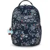 Kipling Sac À Dos Seoul Lap Flower Field Imprimé Grand Femme 100% Recycled Polyester