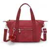 Kipling Sac D'épaule Art Mini Funky Red Rouge Petit Femme 56% Recycled Polyamide, 44% Polyamide