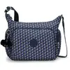 Kipling Sac Bandoulière Gabb 3d K Blue Imprimé Grand Femme 100% Recycled Polyester