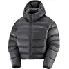 Veste à capuche Salomon Outline Novelty Crop Down noir femme - S