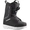 Salomon Snowboard - Boots de Snowboard - Project Boa Black/White  - Taille Enfant 20.5
