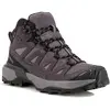Bottes Salomon X Ultra 360 Leather Mid GORE-TEX gris foncé femme - 38