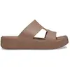 Crocs Femme Getaway H-strap Platforms-sandals, Latte, 38/39 EU