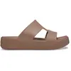 Sandales Crocs Getaway Platform Strap marron femme - 42-43