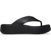 Crocs - Women's Getaway Platform Flip - Sandales taille 10, noir