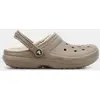 Crocs Mixte Classic Lined Clog Chaussures-lifestyle, Mushroom Bone, 36/37 EU