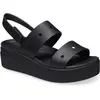 Crocs Brooklyn 4U Sandales Femmes Black 37 210676-001-W7