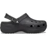 Sabots femme Crocs Classic Platform Glitter Clog Noir 41/42 207241-001