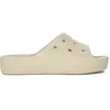 Crocs - Women's Classic Platform Slide - Sandales taille 10, gris/beige