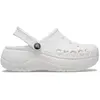 Crocs Baya Platform Sabots Femmes White 38 208186-100-W8