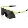 Lunettes 100% S3 blanc crème Soft Tact avec verre fumé