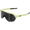 100percent Lunettes 100% S2 jaune brillant Soft Tact verre miroir noir