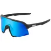100% S3 HiPER - Lunettes vélo Matte Black HiPER Blue Multilayer Mirror