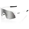 100% S3 HiPER - Lunettes vélo Matte White HiPER Silver Mirror