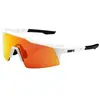 Lunettes 100% Speedcraft SL Soft Tact Off White avec lentille HiPER Re...