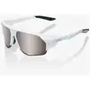 100percent Lunettes 100    norvik   soft tact blanc   verres miroir argentee hiper