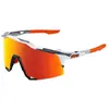 Lunettes 100% SPEEDCRAFT Soft Tact Gris Blanc