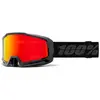100percent 100% Okan HiPER - Masque ski Black / Red HiPER Red Mirror