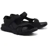 Timberland Lincoln Peak Strap Sandal - Sandales homme Black Leather 40