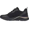 Skechers Arch Fit S-Miles - Sonrisas, Baskets noires femme 36 noir