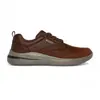 Skechers USA Men's Homme Delson 3.0 Glavine Basket, Marron, 44 EU