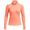 Under Armour Qualifier Run Half-Zip Haut Manches Longues Femmes - Pink, Taille L
