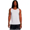 Under Armour Launch Singlet Top De Course Hommes - Blanc, Taille XL