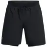 Under Armour Launch 5 Inch 2-in-1 Shorts Hommes - Noir, Taille XL