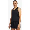 Under Armour Streaker Singlet Top De Course Femmes - Noir, Taille XS